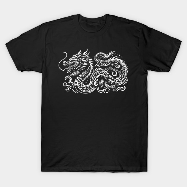 chinese dragon T-Shirt by lkn